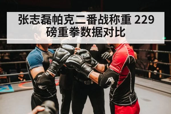 张志磊帕克二番战称重 229磅重拳数据对比
